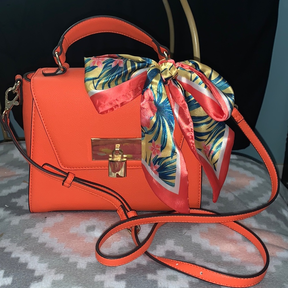 Orange Red Aldo purse!!!